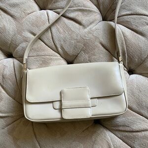 Shoulder bag INC cream colored